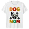 DOG MOM Unisexs TShirt Yorkshire Terrier Dog Mothers Day