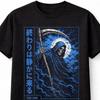 Grim Reaper Scythe Gothic Skull Japanese Horror Unisex TShirt