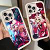 Phone Case for iPhone 17 Air 16E 15 16 Pro Max Hazbin Hotel Anime Cover 14 Plus 13 12 Mini Soft Shell Silicone Fundas