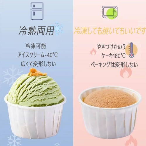 YACHUN Muffin Cups, Cake Molds, Baking Cups, Easy-to-Peel, Heat-Resistant, Waterproof, Oil-Resistant, DIY Baking Supplies for Home and Cake Shops (Woo