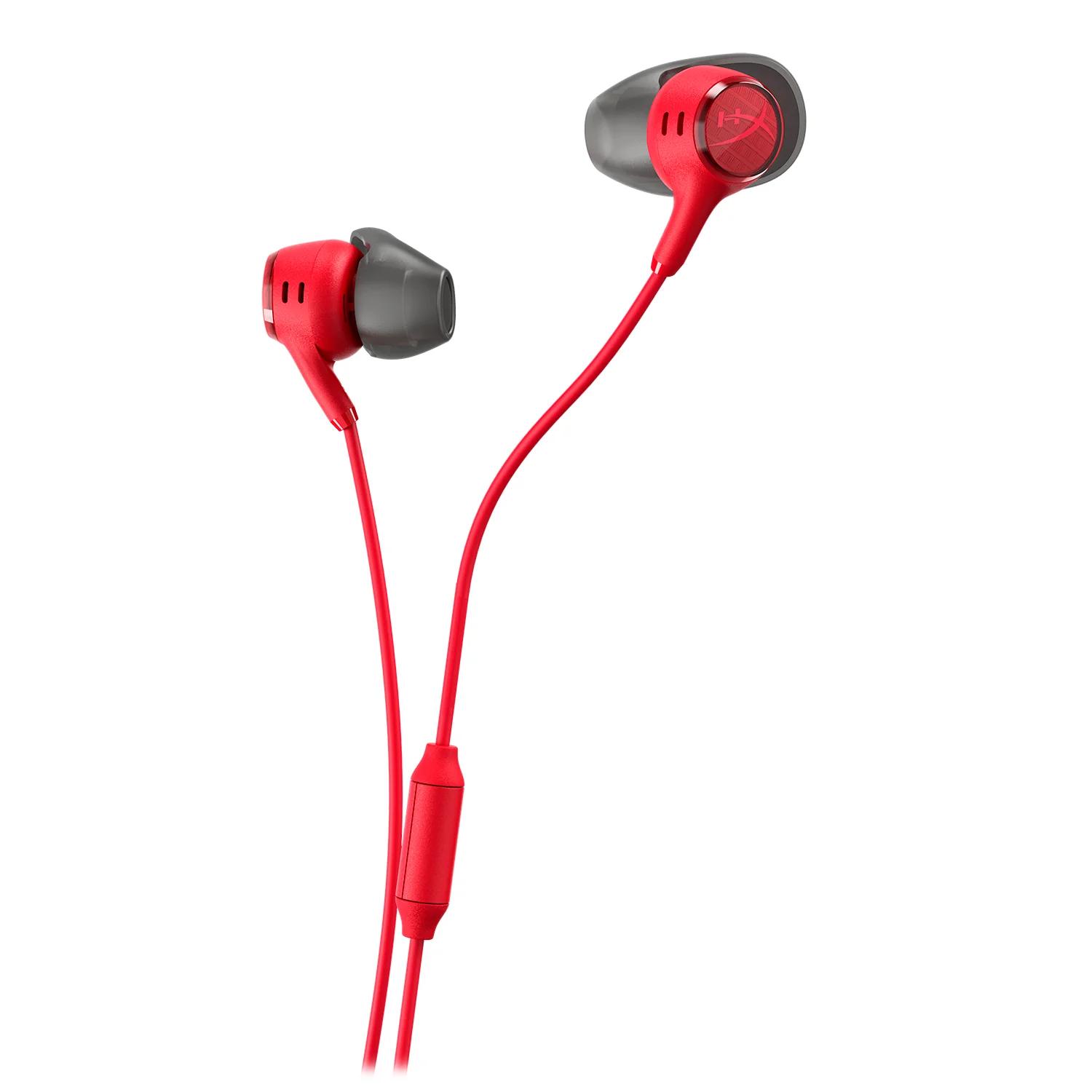 

Навушники HyperX Cloud Earbuds III, 3 шт., Динаміки 14,3 мм, Низькопрофільний штекер 90°, Штекер 3,5 мм, Вбудований мікрофон, Багатофункціональна кнопка, ПК, Мобільний телефон, Nintendo Switch червоний