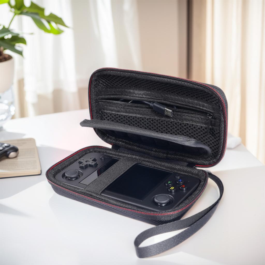pour ANBERNIC RG40XX H Console de Jeu Portable rétro Sac de Rangement Protecteur Coque d'organisation Portable Étui EVA Antichoc pour Console Boîte de Protection