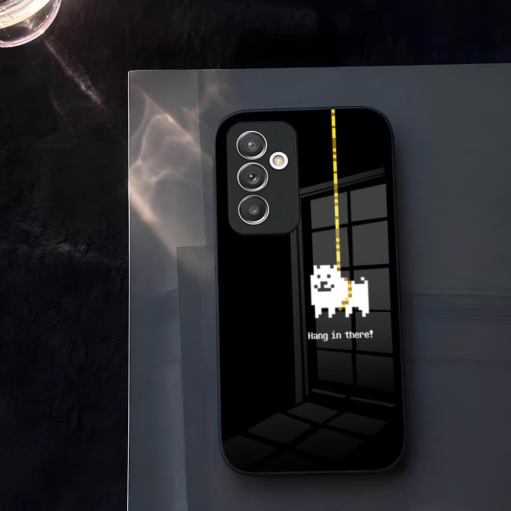 

Undertale Annoying Dog Phone Case Glass For Samsung Galaxy S23 S24 S25 S21 S22 S20 Ultra Fe Plus A34 A54 A24 A52 A16 A53 M54 Cov Samsung S21 Ultra
