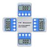 ABFS Zinc Alloy Mini Digital Protractor 4X 90 Degree Angle Finder LCD Inclinometer High Accuracy Precision Level Tool Slope Mete