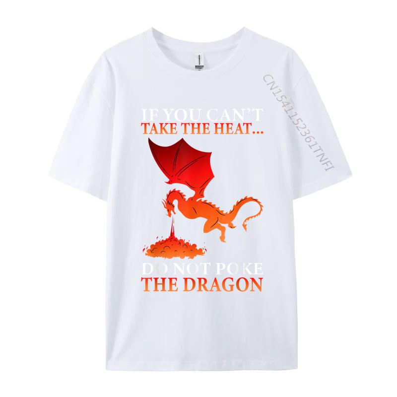 Cool Dragon Flame-Spewing Flying Mythical Creature Design Cotton Men Tops Shirt Camisa T-Shirt Luxury Designer T-Shirts Classic