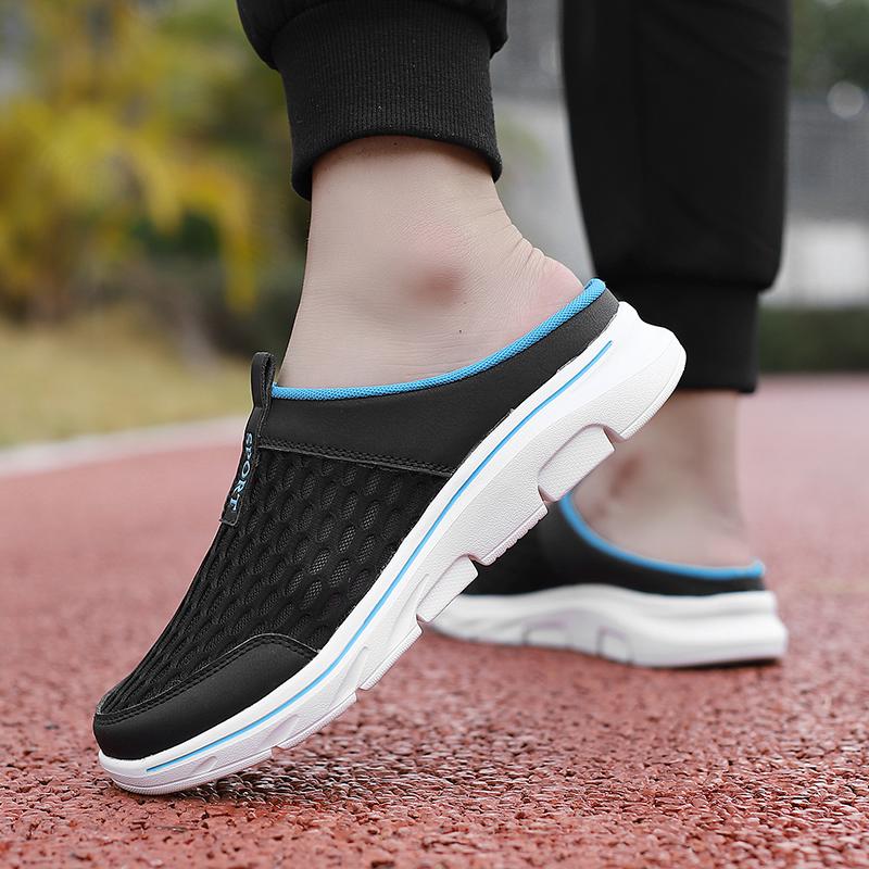 Prodyšné poloviční pantofle Ultra lehké vnitřní a venkovní pantofle Dámské pantofle Pánské vnitřní pantofle