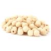 100pcs Wooden Beads MultiPurpose Natural DIY Paintable Thread Crafts for Handicraft Lovers