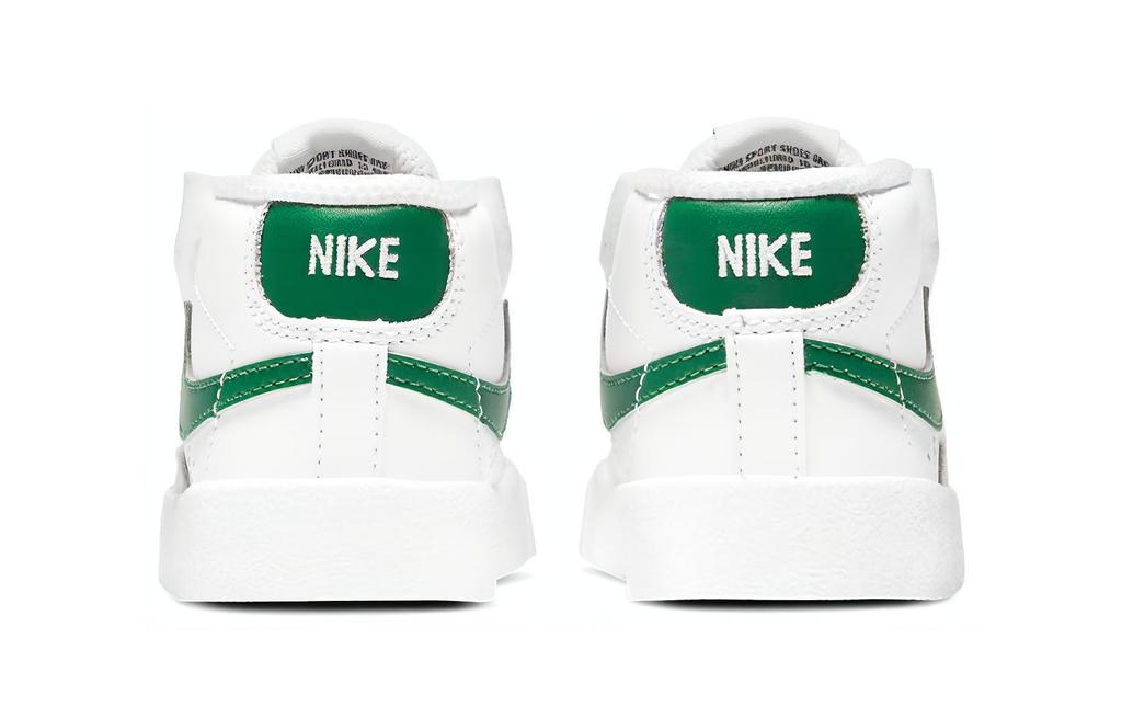 Nike Blazer Mid 77 Vintage Abrasion Resistant Abrasion Resistant Mid Top Skateboard Shoes White Green DA4088-115