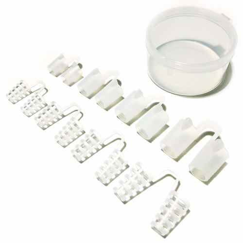 

Set of 8 Nose Pins, Anti-Snoring Aid, Nasal Dilation, Silicone, for Nasal Breathing, Snoring, and Nasal Congestion, Sleep