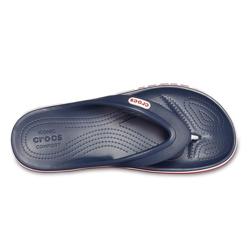 Crocs Bayaband Flip Flops Deep Blue Unisex