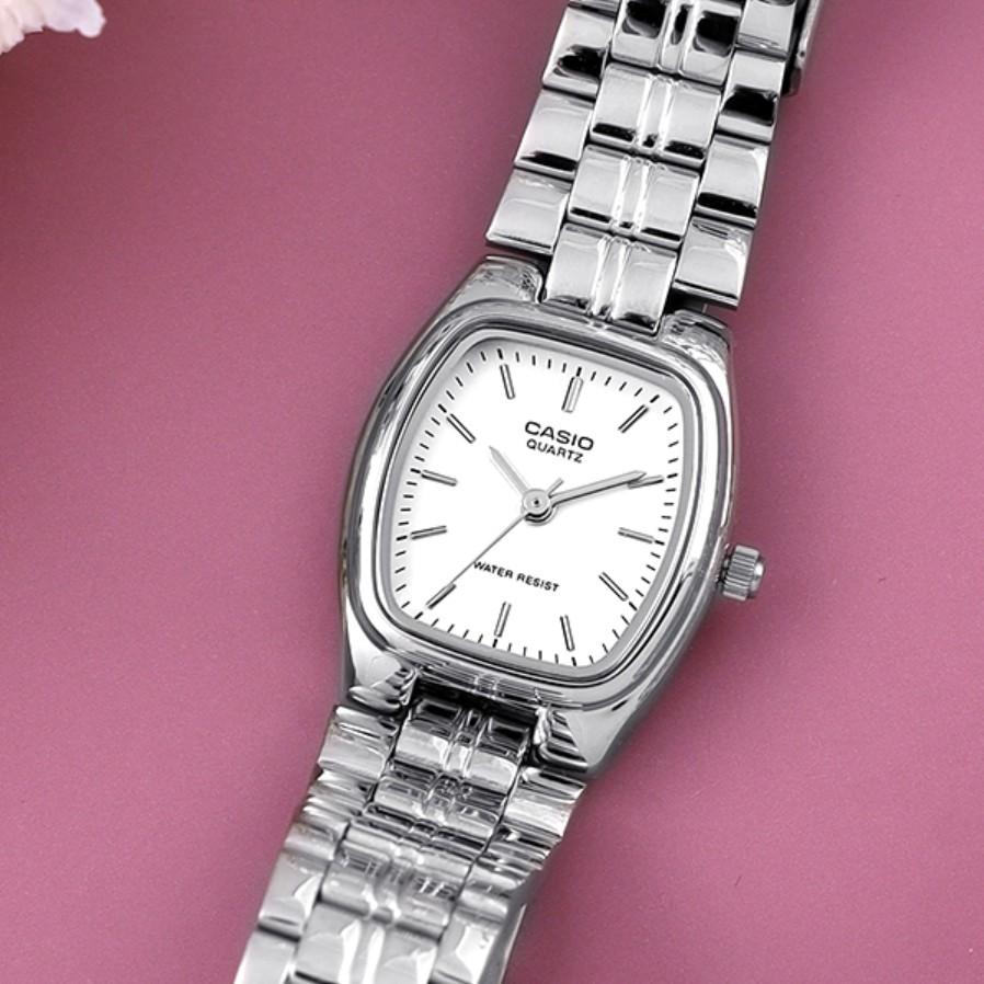 Casio Mineral Glass Square Round Classic Formal Womens Watch 5 Colors