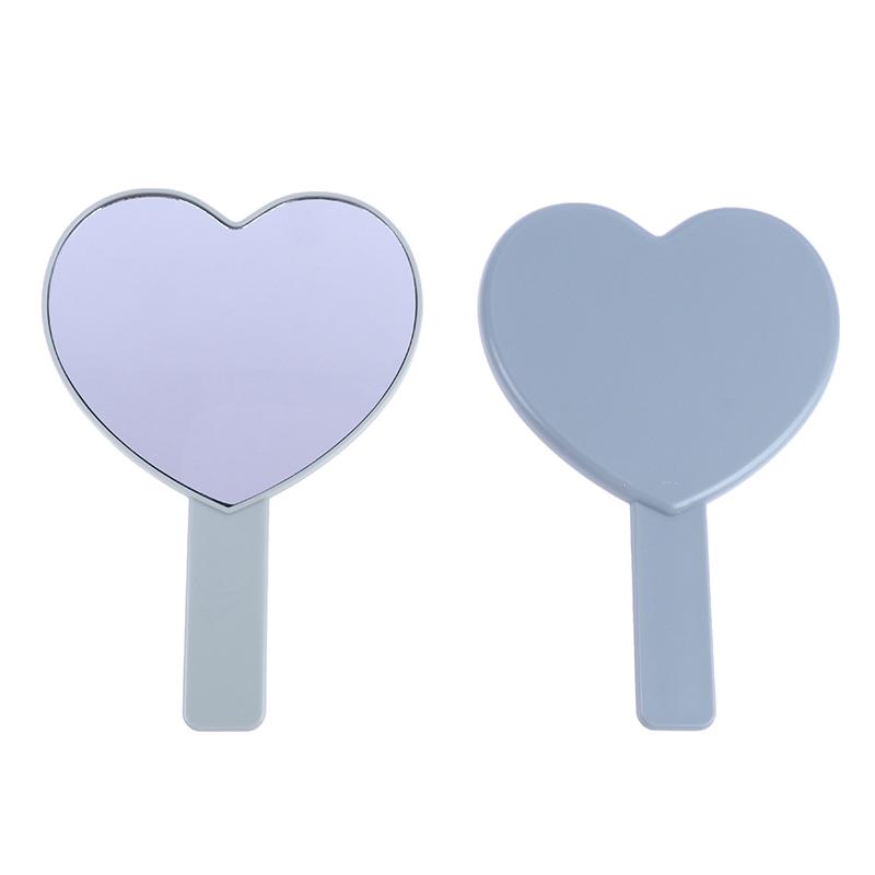 Ručné Zrkadlo na Make-up Tvar Srdca Zrkadlo na Make-up Toaletný Stolík Zrkadlá pre SPA Salón Kompaktné Zrkadlá Kozmetické Zrkadlo pre Ženy