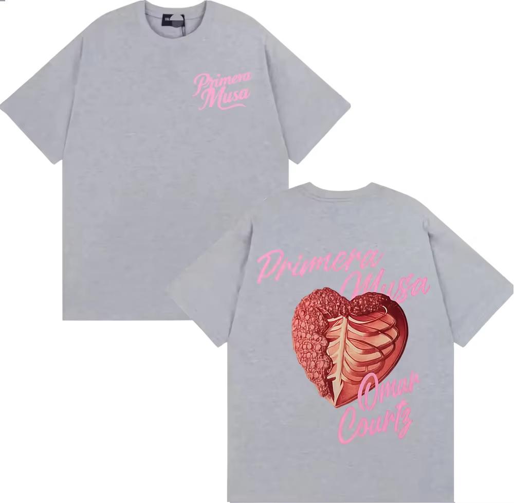 Rapper Omar Courtz Primera Musa 2025 Graphic T-shirt Men's Clothing Fashion Hip Hop T Shirts Cotton Comfort High Quality T-shirt