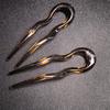 2PC 2025 New U Shaped Hair Stick Vintage French Hair Pin Women Acetate Hair Accessories DIY Retro Hairstyle Tool New Hair Clips