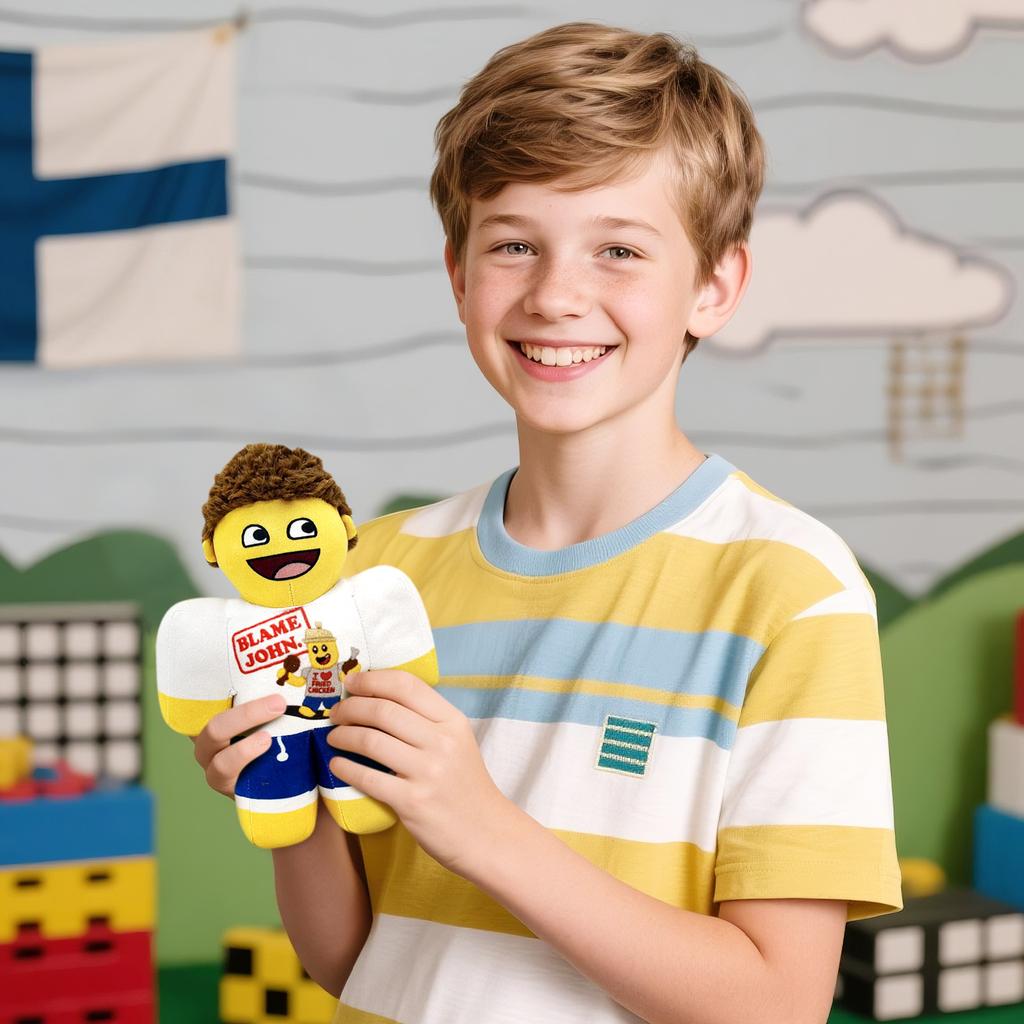 Plyšová Panenka, Dárek Hračka, Kreslený Styl, Dětská hadrová Panenka, Dětský Dárkový Polštář