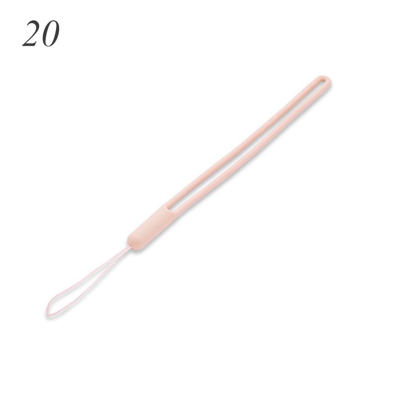 1vnt Mobiliojo telefono raištelis Telefono riešo dirželiai raktų pakabukas Silikoninis tempiamas fotoaparato dirželis vienspalvis