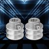 Easy Installation Belt Pulley Double Grooves Pulley A Belt for 168F 170F 7HP Replacement Engine Pulley 19mm/20mm Bore