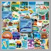 50 Maldives Graffiti Stickers for Outdoor Travel, Water Bottles, Phone Cases, and Suitcases