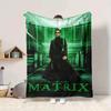 1pc Matrix, Neo Blanket Lightweight Flannel Throw For Sofa, Bed, Travel, Camping, Livingroom, Office, Couch, Chair, And Bed