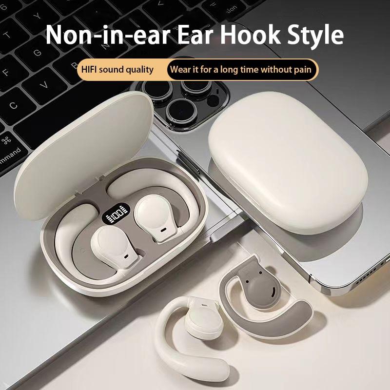 

Наушники TWS с крючком для наушников, беспроводные Bluetooth-наушники с шумоподавлением, гарнитуры с длительным режимом ожидания, наушники-вкладыши