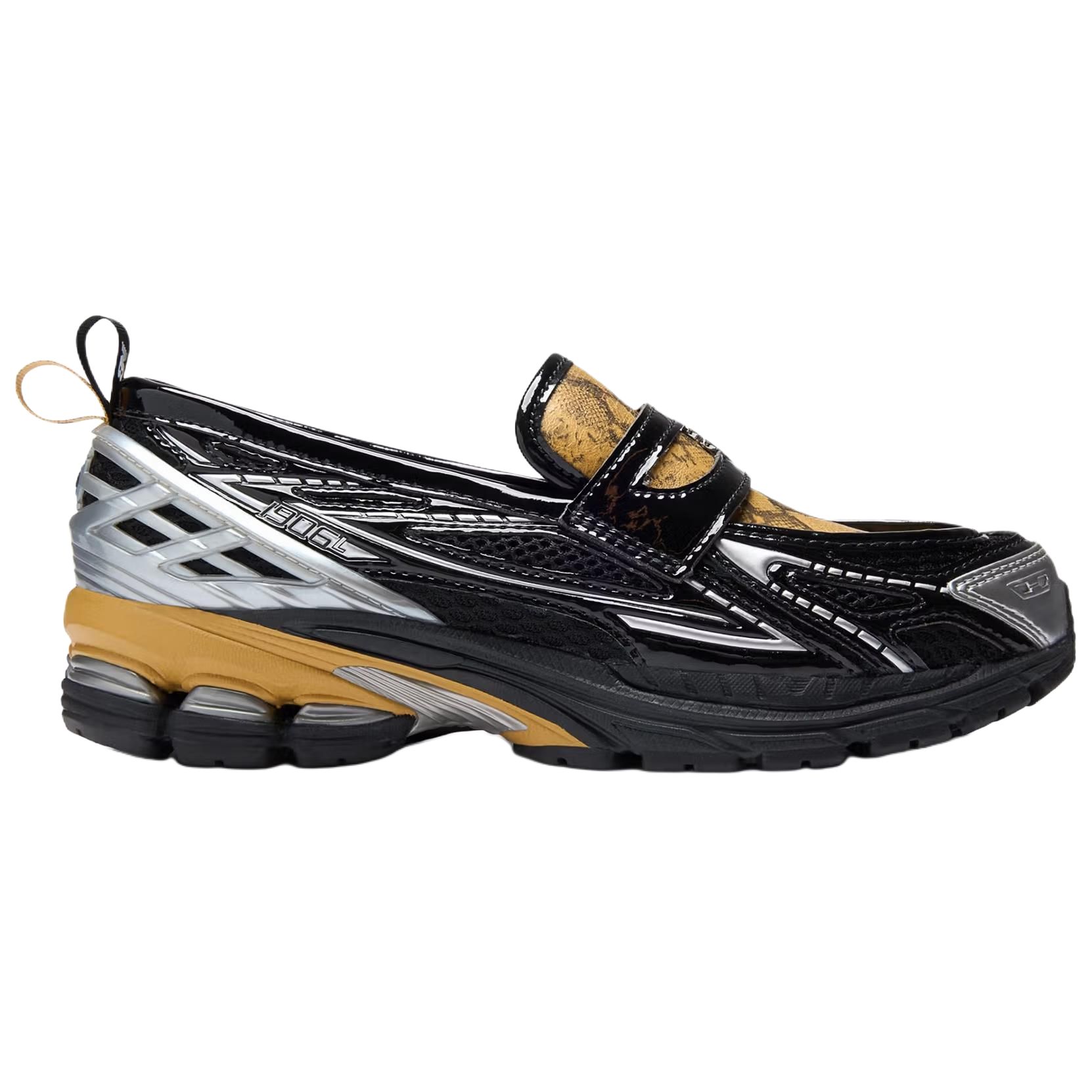 1906L Ganni x 1906L New Balance Змеиная кожа Черный Серебристый U1906LGA 38.5