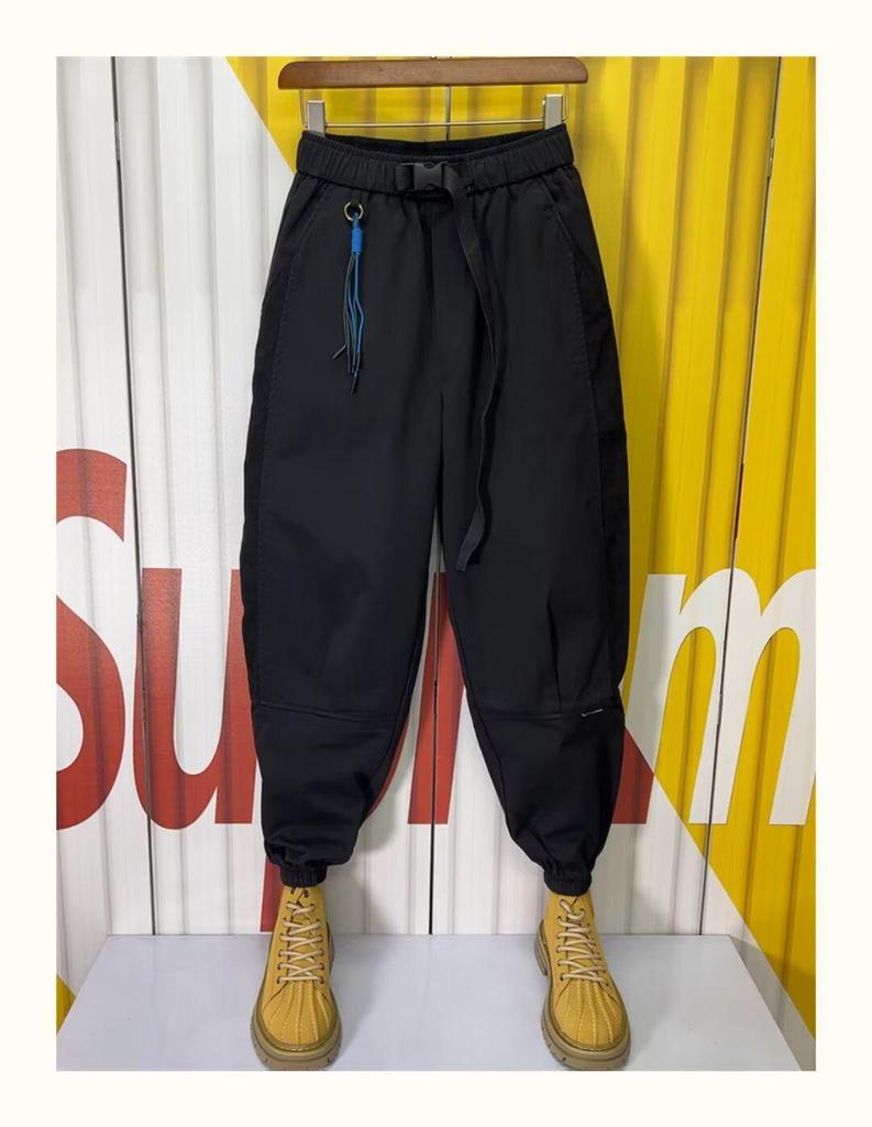 Men's Fashionable Stretch Workwear Pants - Trendy Casual Leggings for Spring and Autumn