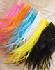 Feather1M Fluffy White Ostrich Feathers Trim Fringe 8-10cm Wedding Party Decoration Feather Ribbon for Dress Clothing  Sewing Crafts