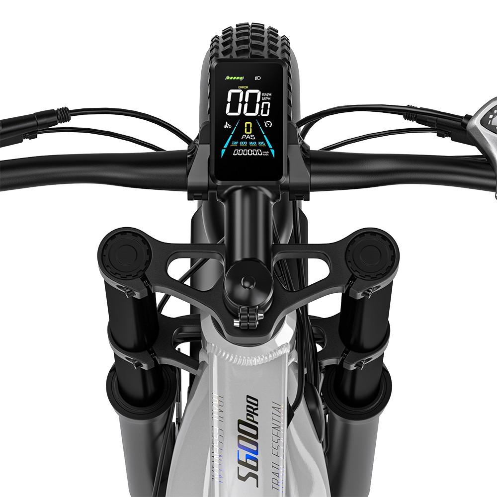 Shengmilo S600 PRO 2000W Dual Motor Electric Mountain Bike 26 Inch Fat Tyre 48V 25Ah Removable Battery Full Suspension UK Adult E-Bike