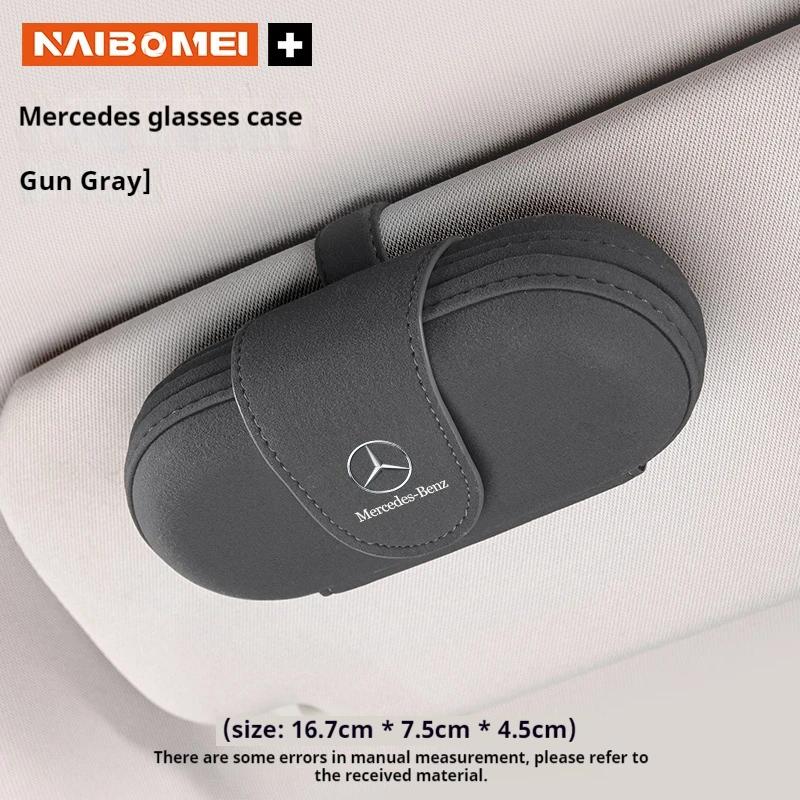 WTIUI1 Hot 2026 New For Benz For Mercedes-Benz AMG A C E V Class Sprinter GLC ML SLK SL Vito GLK Car Visor Glasses case Sunglasses case