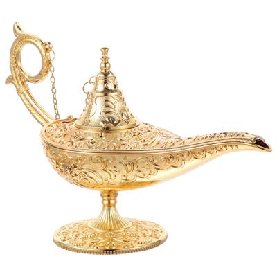 Lamp Retro European Style Wishing Decorative Ornament (gold) 1pc Home Decoration Decors Model Decorations