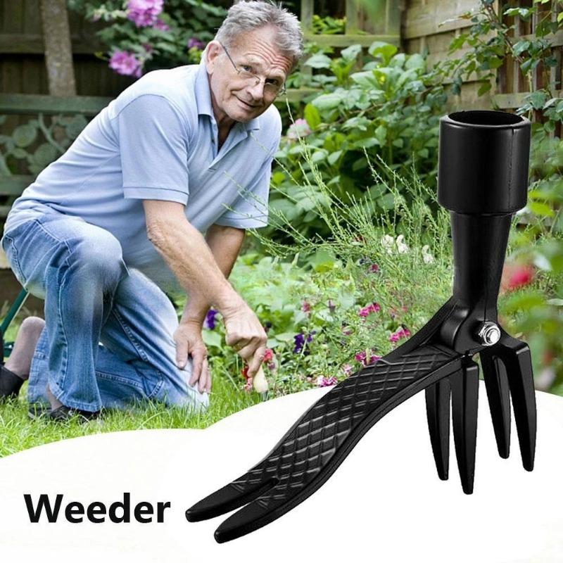 1PC hot-selling vertical weeder tool weeding head, weeding shovel garden stainless steel weeding claw hook tool