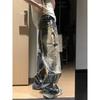 Womens Vintage Washed Denim Jeans With Chain Lace Print Slim Straight Cut Mid-Rise Cotton Blend Loose Fit