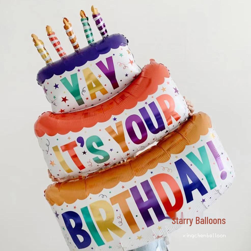 1st Birthday Party Decoration Set - Cake, Balloons & Props for Boys & Girls