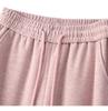 Women's Khaki Woolen Wide Leg Pants - Autumn/Winter 2024 Slimming Fleece-Lined Drapey Pants