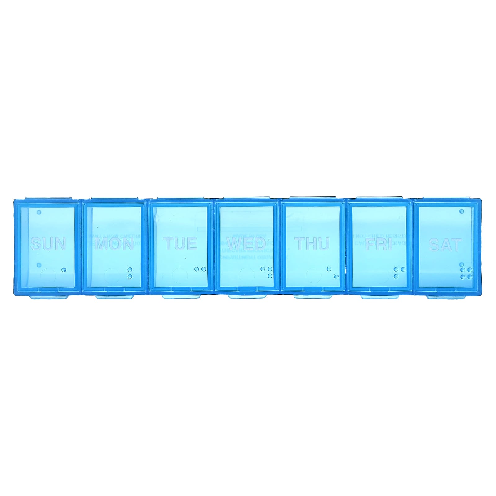

Weekly, Round Base Pill Organizer Included, L, 1 Count