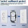 Electrical Boxes Repair Spacers 5/10/15/20/30Pcs Wall Plate for Outlets, Galvanized Metal Device Leveling Plates Flush Fit Loose or Recessed