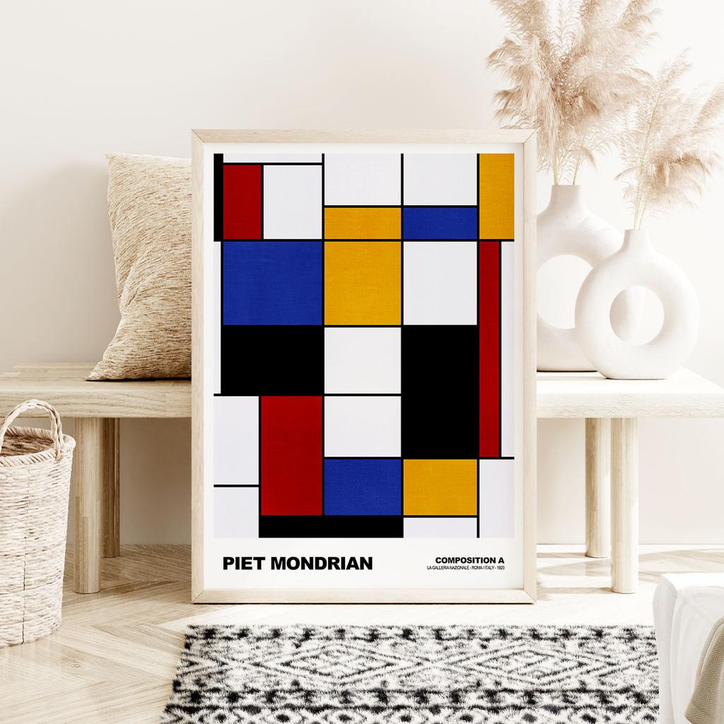 Plakat bauhaus mondrian
