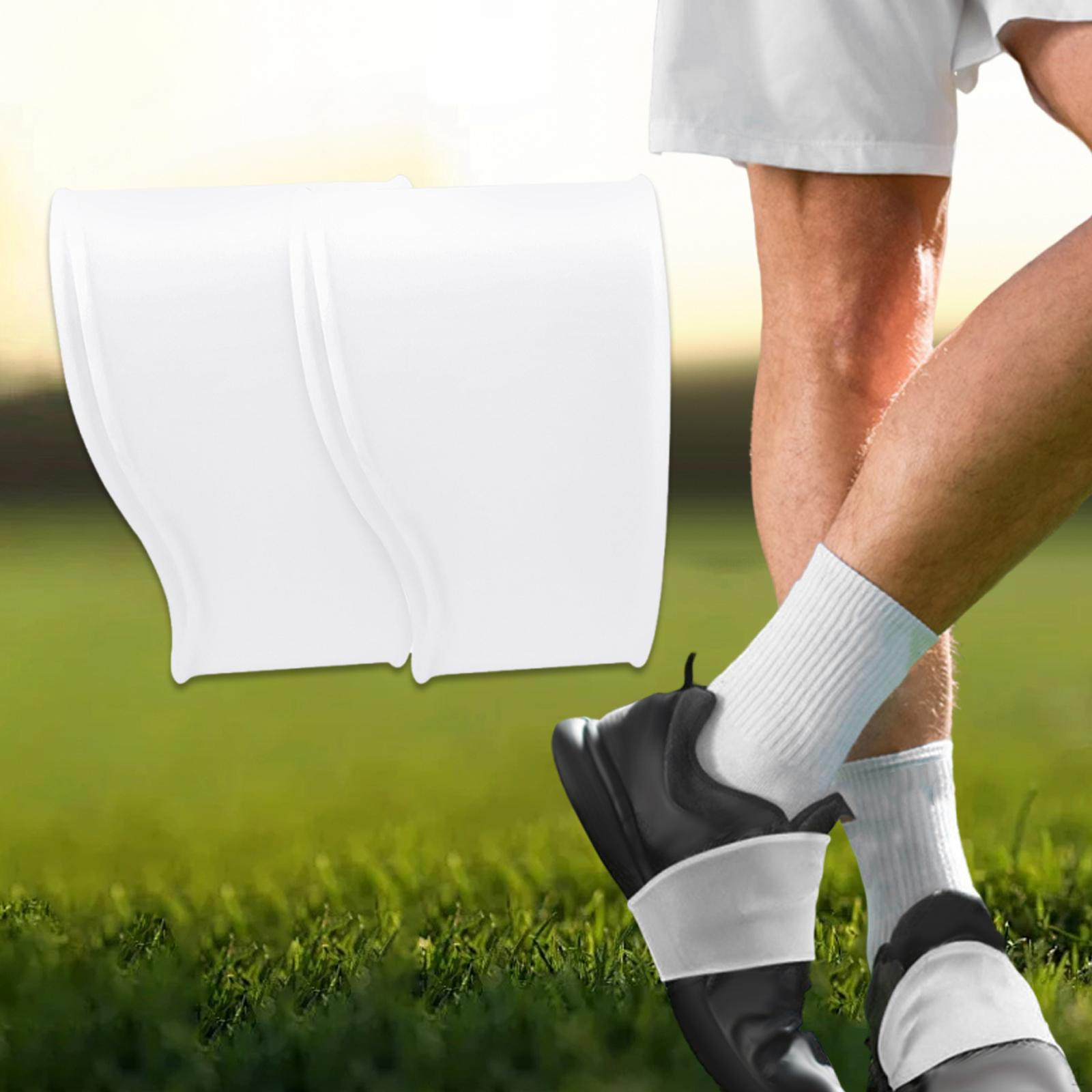 

2 шт. Спортивные кружевные ленты для футбола и танцев, силиконовые носки для обуви, различные виды деятельности белый