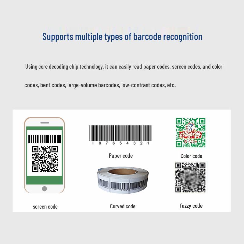 Newland HR22+ Kabelgebundener 2D-Barcode-Scanner mit Schwanenhalsständer