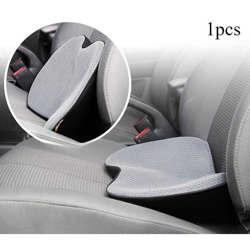 1pcs Memory Foam Car Seat Cushion Pad - Ergonomic Height Increase Driver Seat Mat Compact Orthopedic Cushion
