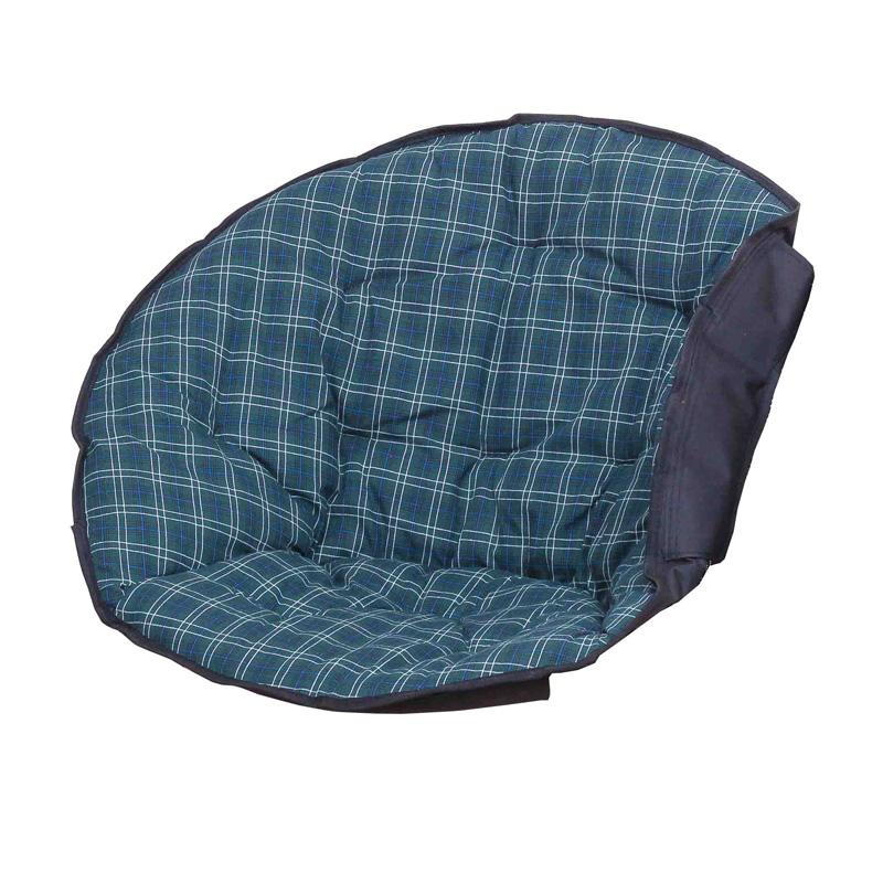 Moon Chair Folding Padded Oval Round Moon Saucer Camping Fishing Portable Picnic Black Seat Mesh Chair Cover Not Including Chair