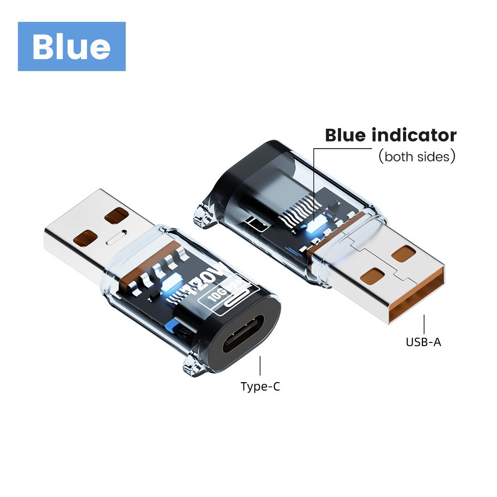 Type C Adapter USB 3.2 To Type C Converter 120W 10GB High Speed Data Audio Transfer For iPhone For MacBook For iPad For Huawei