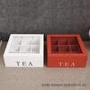 Solid Wood Gift Box with Transparent Acrylic Dividers - Nine-Grid Storage Box