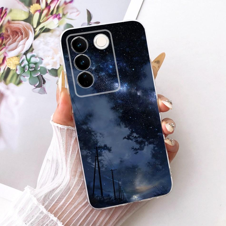 For Vivo V27 V27Pro Cool Dragon Tiger Pattern Phone Case For Vivo V 27 V27 Pro V2230 V2231 Soft Silicone TPU Cases