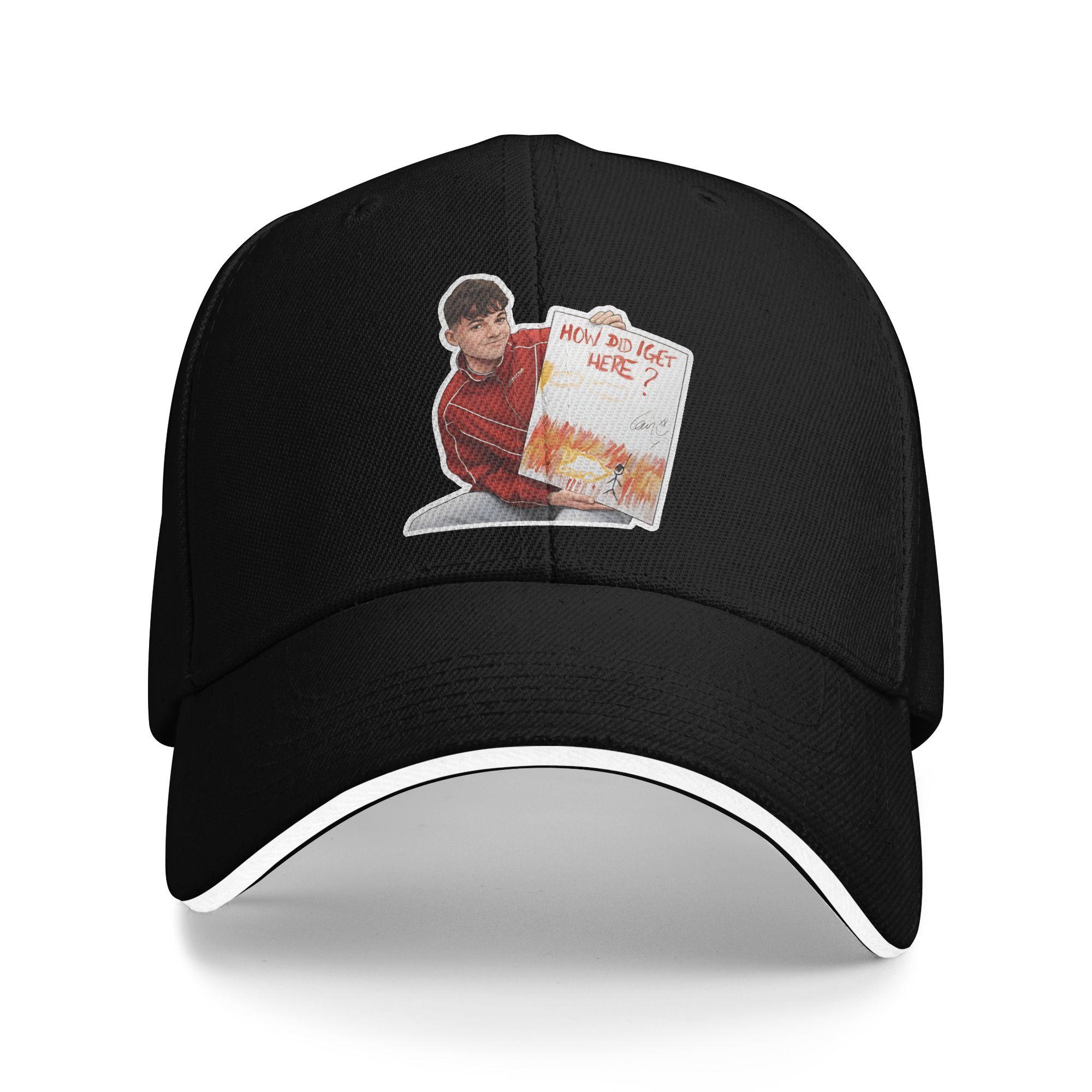 

Women Unisex How Did I Get Here Louis Tomlinsons Outdoor Hat Trucker Cap New Baseball Cap Sunscreen Sunshade One Size
