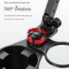 Car Cup Holder With Tray Expandable Food Tray Table Drink Holder 360 Rotation Car Gadgets Multifunctional For Drive Road Trip