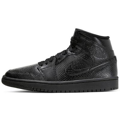 1 Mid Noir Peau de Serpent Femme BQ6472-010