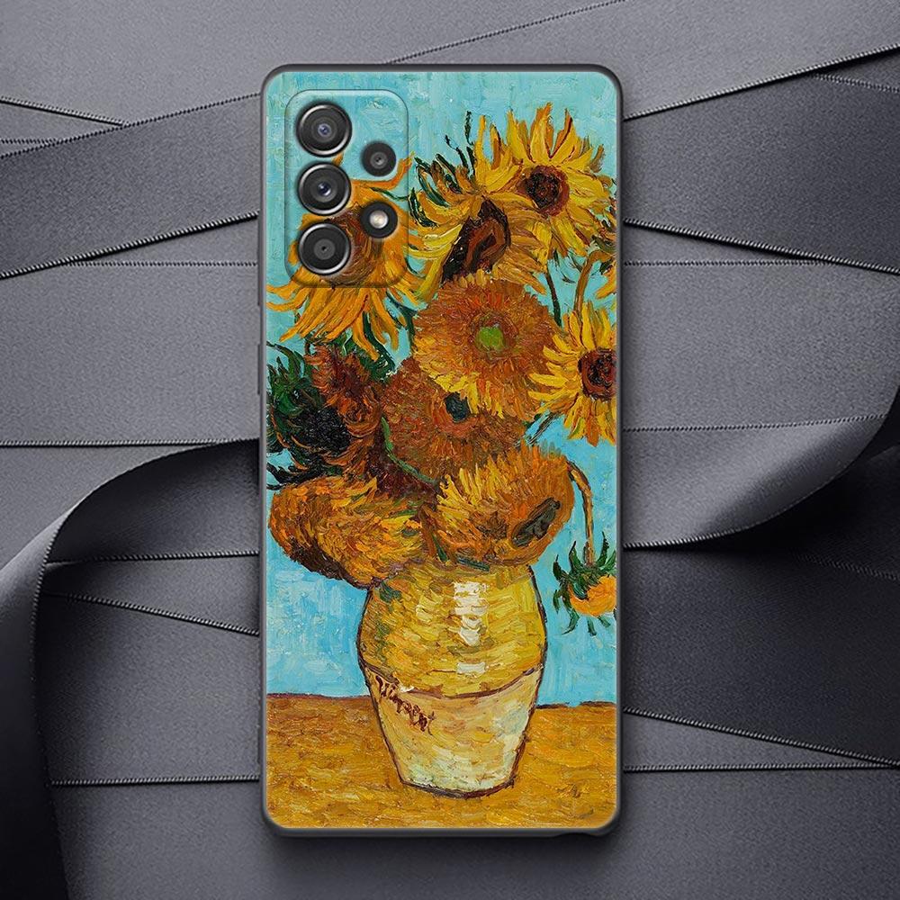 

Чехол для Samsung Galaxy A32 A33 A31 A23 A22 A21S A13 A12 A11 A02 A01, чехол Ван Гог, кафе, терраса, звездная ночь, картина с подсолнухом Samsung A33 5G
