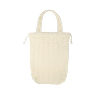 KIYOHARA Nubi Ibul Indoor Shoes 40cm Wide X 30cm Bag, Bag, Bag, Long, Natural, KOF53-SB