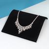 1PC, S-shaped Necklace Display Board, Color: Black, S-shaped Necklace Display Board Made of Iron and Velvet